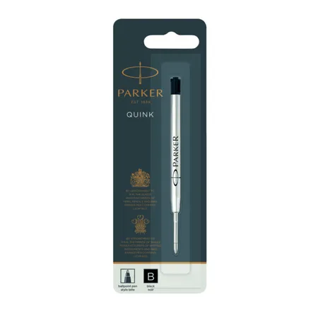 Parker Kugelschreibermine B QUINK - Schwarz 1er Blister