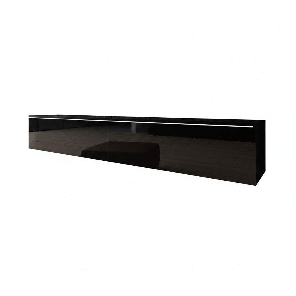 Dixon - TV-Meubel - Zwart - 180 cm