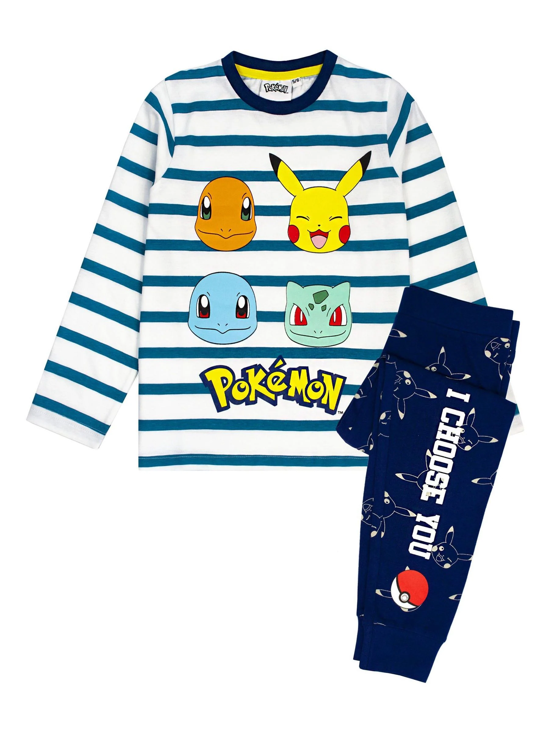 Blauw - Vanilla Underground pyjama met lange pijpen