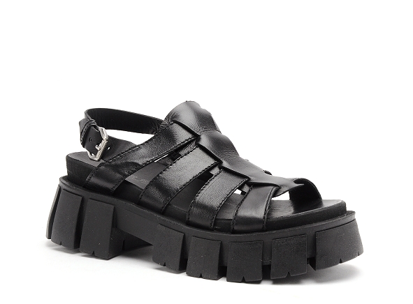 Mjus nu pieds plats femme p57004 noir