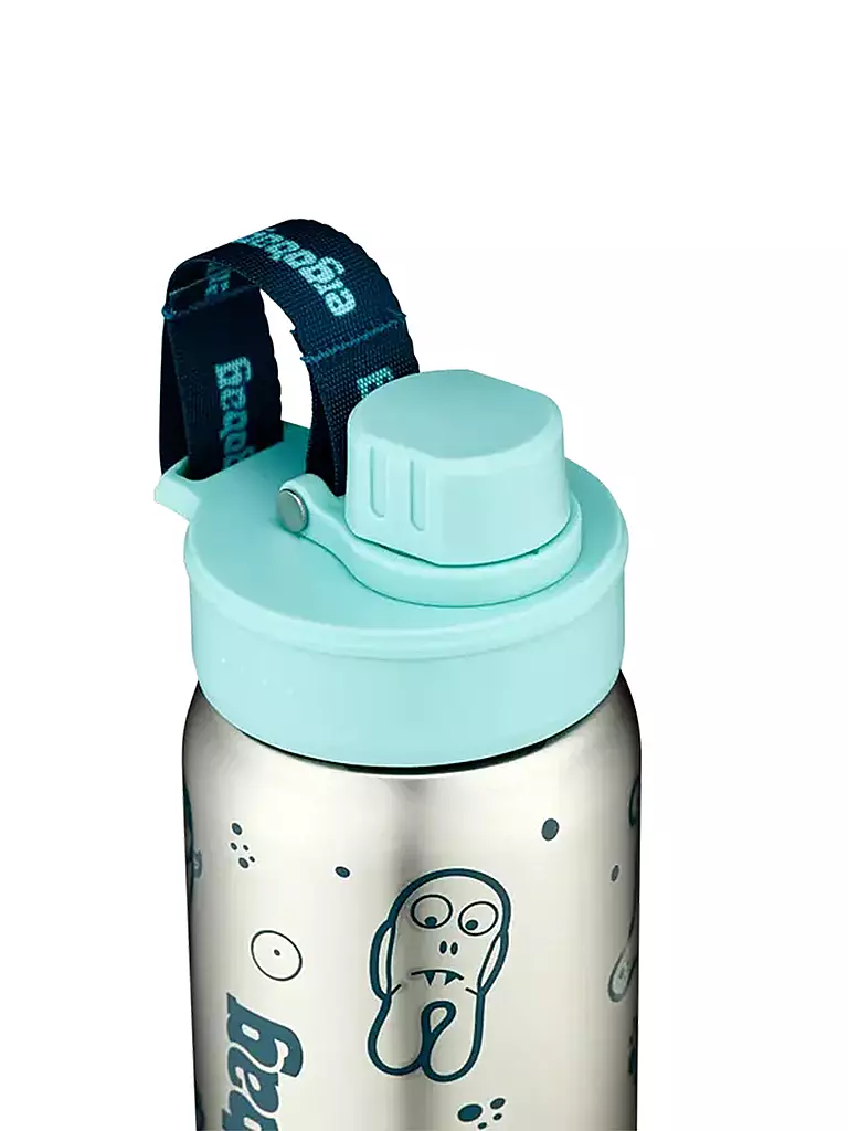 ERGOBAG Edelstahl Trinkflasche 0,5L Petrol petrol