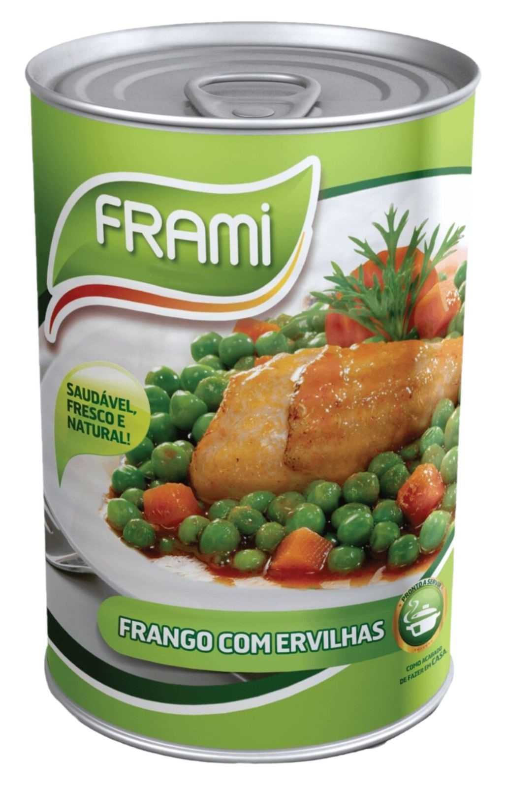 Pratos Prontos Frami: Frango com Ervilhas