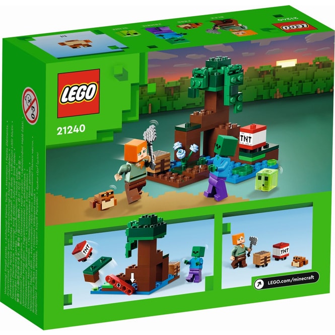 LEGO® Minecraft™ 21240 - Das Sumpfabenteuer