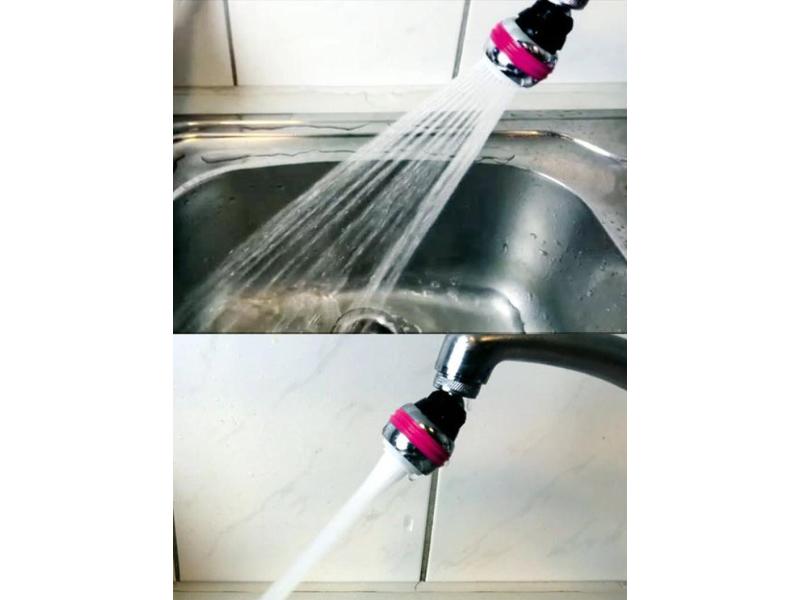 AquaClic Wassersparregler AquaClic SpumanteClic mit Kugelge Vom einfachen Hahn zur praktischen Küchenarmatur