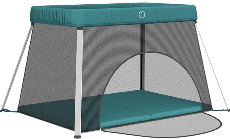 Babybox - Opvouwbaar - Aluminium - Linnen - Inclusief Draagtas