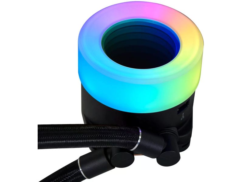 Lian Li Wasserkühlung Galahad II 240 Trinity SL-INF Schwarz Wasserkühler für Intel und AMD Prozessorsockel mit leisen RGB-Lüftern