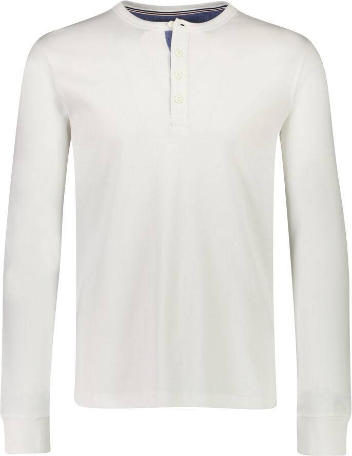 Lindbergh Solid granddad L/S Hvid