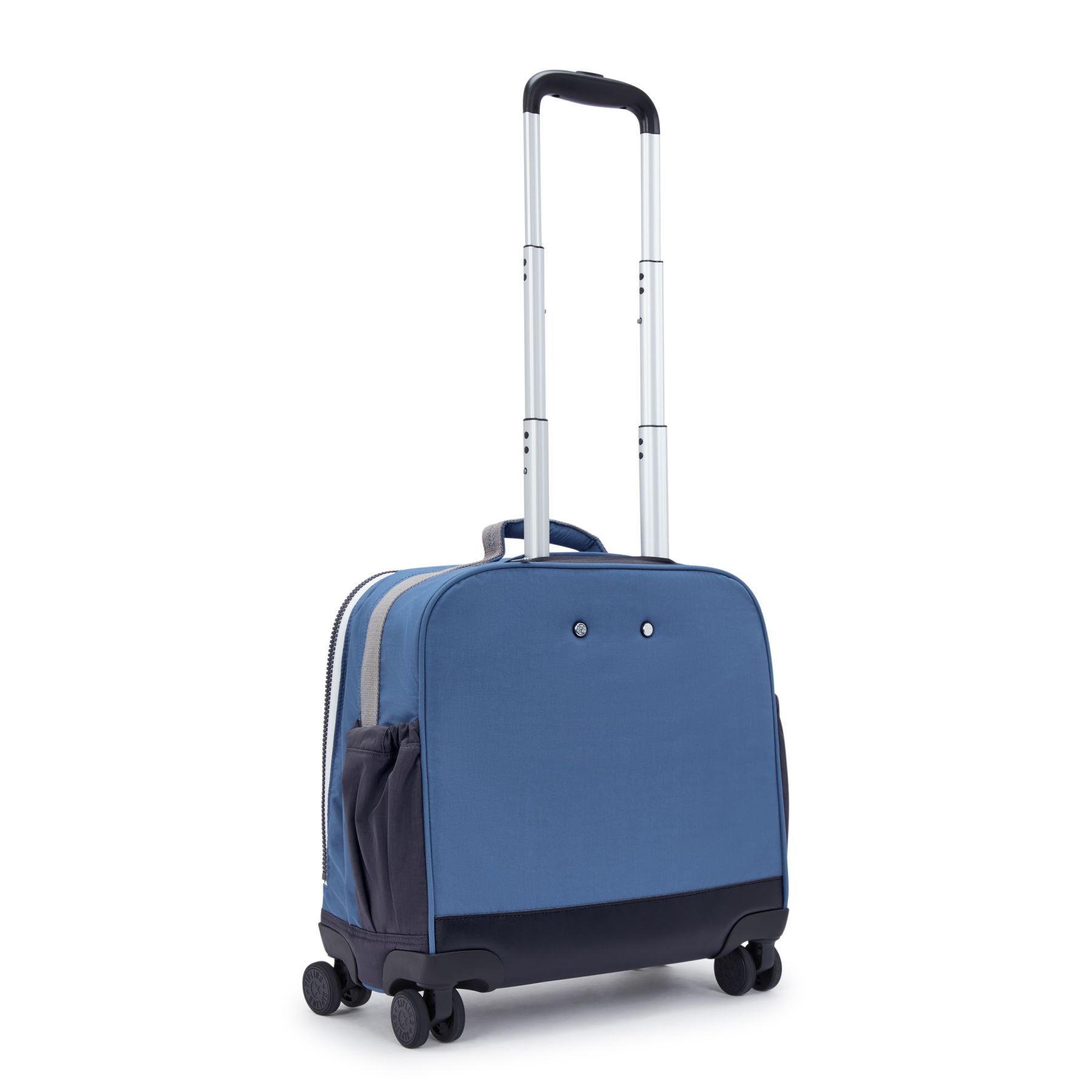 NEW STORIA Sac d'école à 4 roues pour enfants avec compartiment pour ordinateur - Fantasy Blue Block