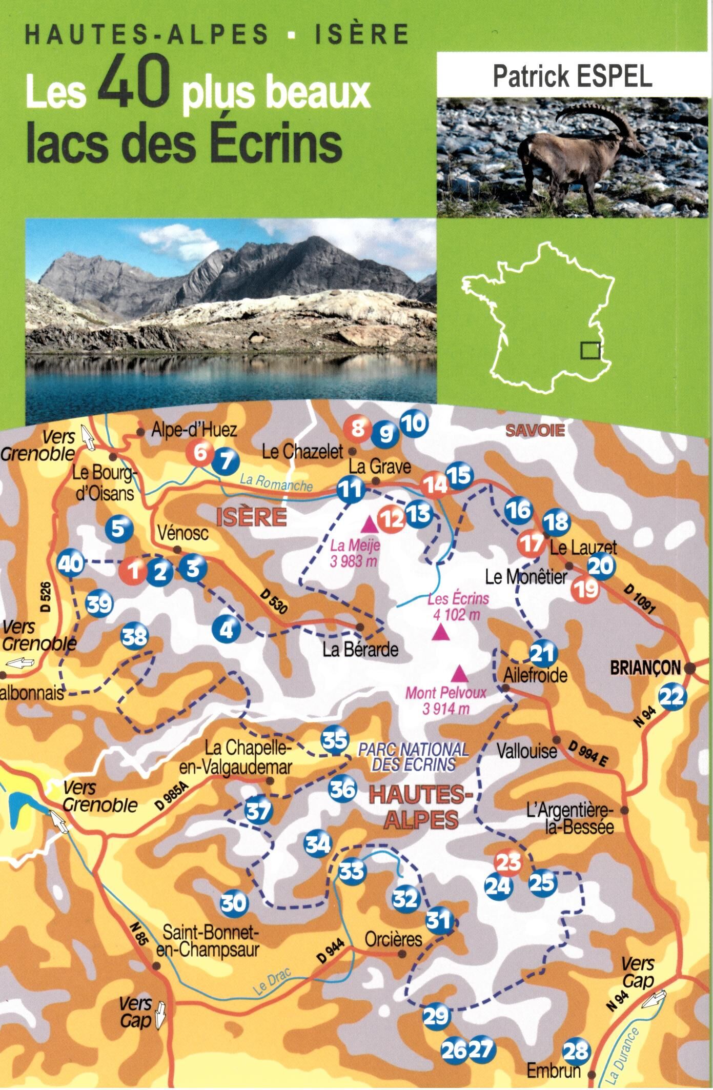 CHAMINA - LES 40 PLUS BEAUX LACS DES ECRINS