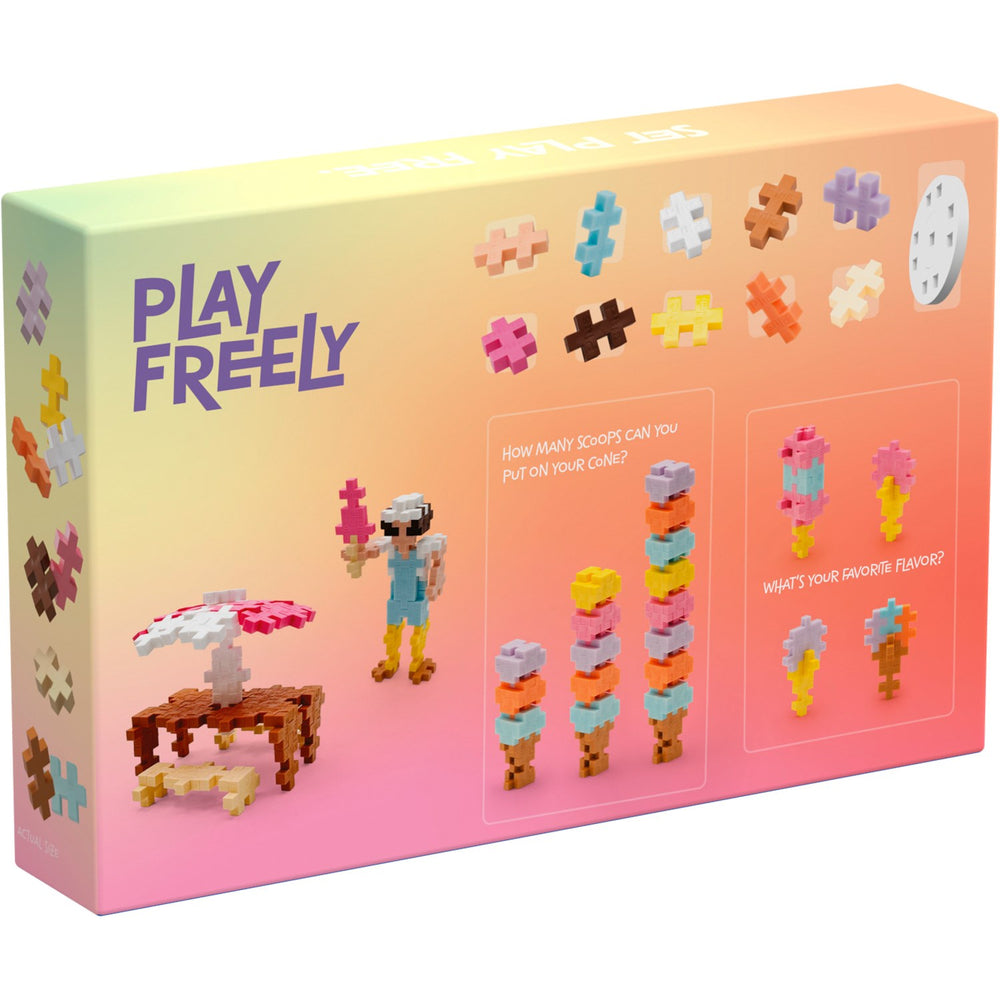 Køb Plus-Plus Learn To Build Ice Cream Shop