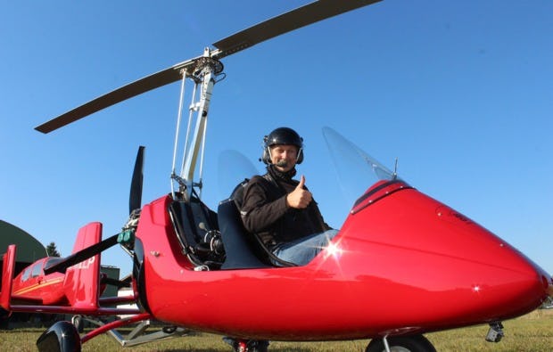 Tragschrauber Rundflug Grube