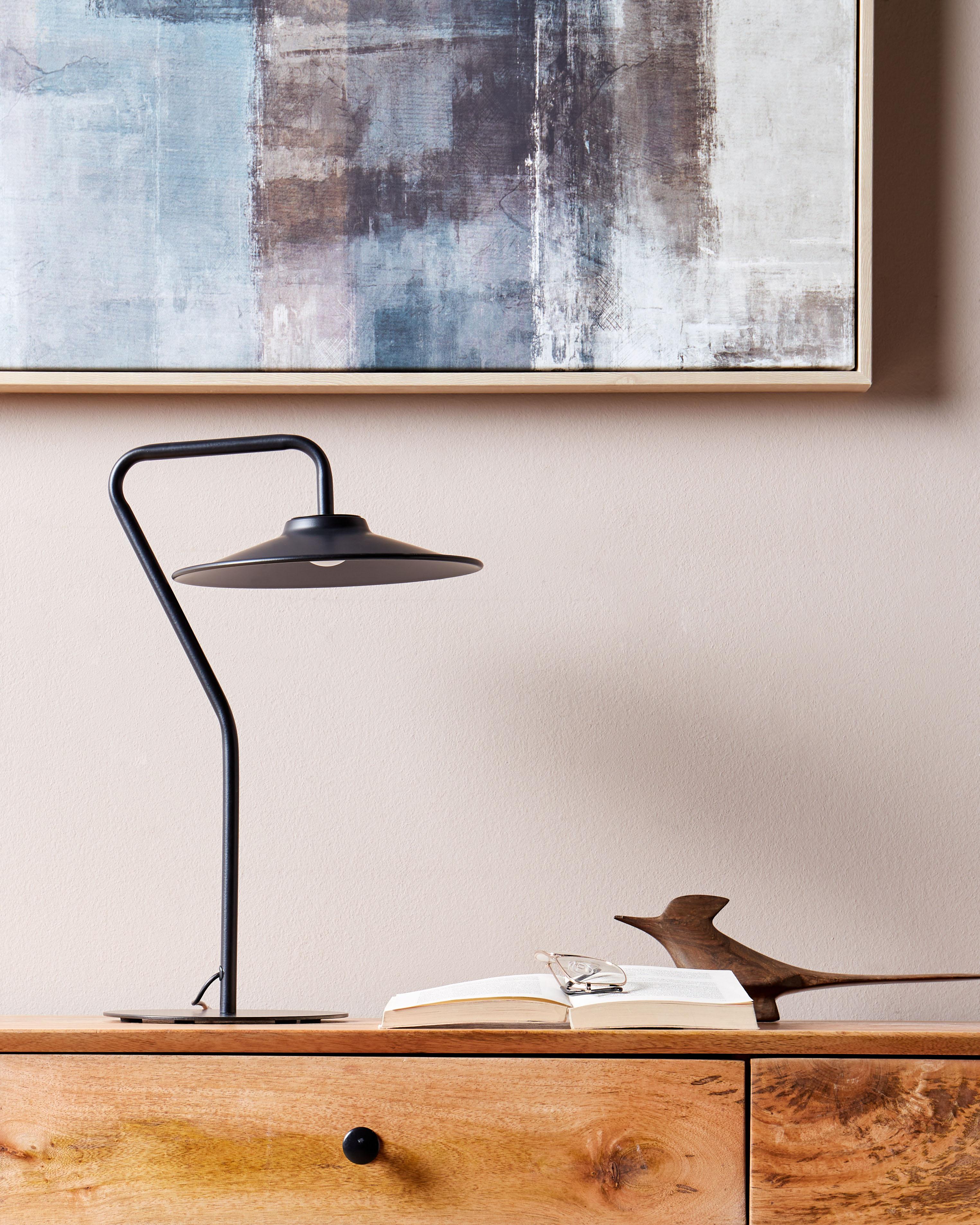 LED tafellamp GALETTI Metaal Zwart