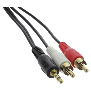 Q-Link tulp kabel 1STE/2RCA male-male 5 meter rood/wit