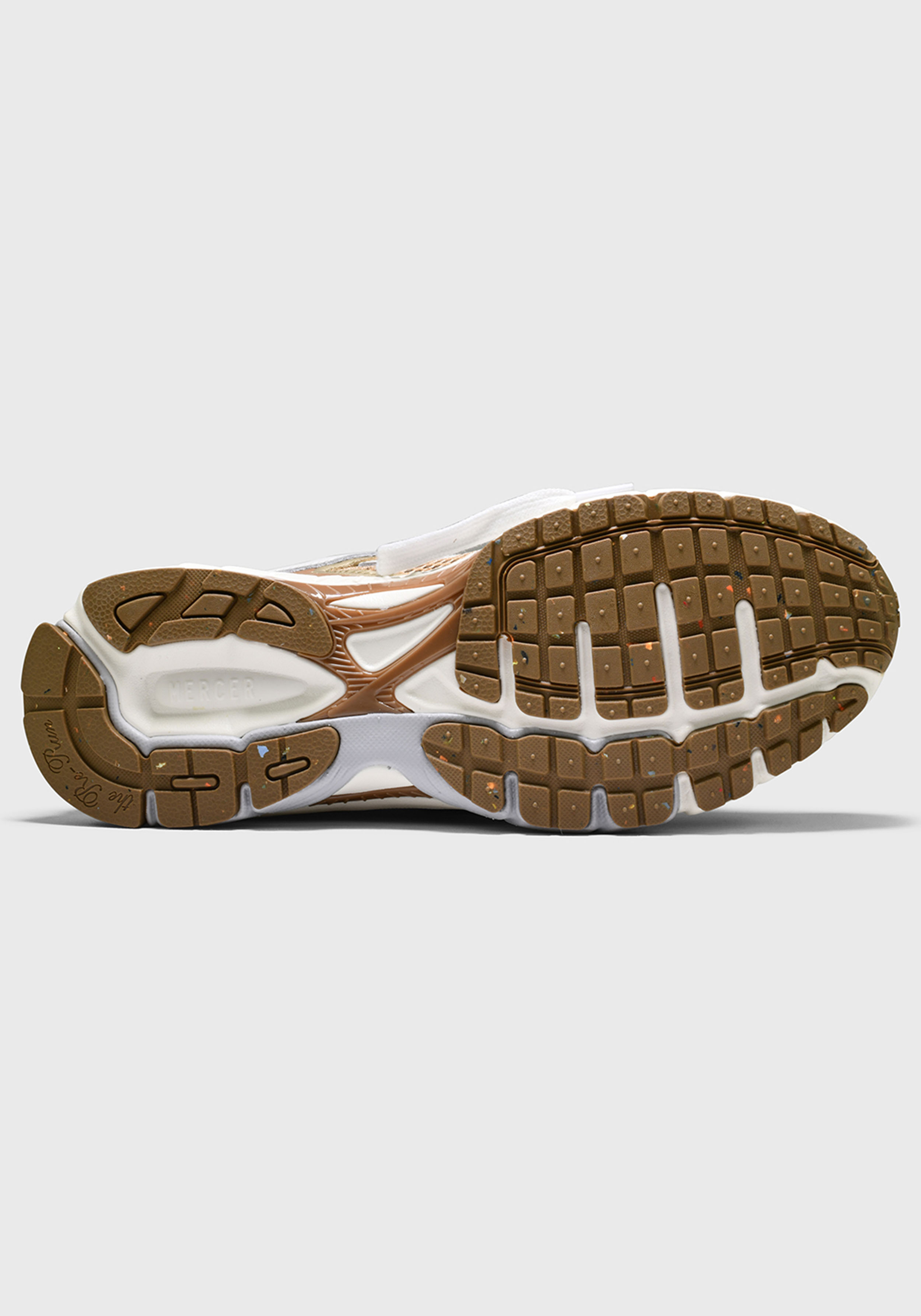 Mercer Sneaker The Re-Run White Silver Gold
