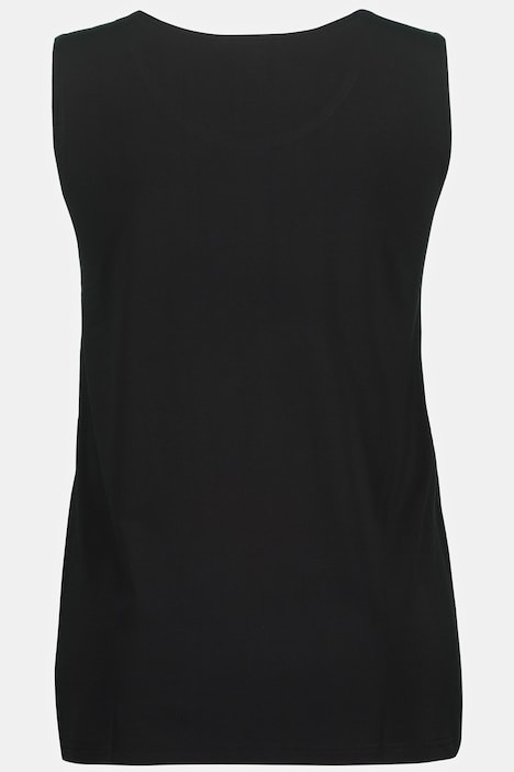 Top, Rundhalsausschnitt, Elasthan, bis Gr. 66/68