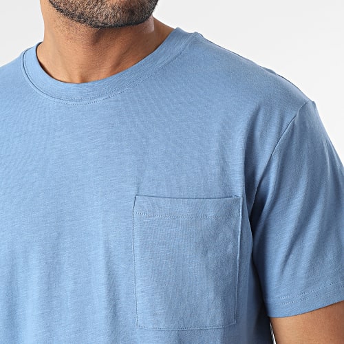 Tee Shirt Poche 21107372 Bleu Clair