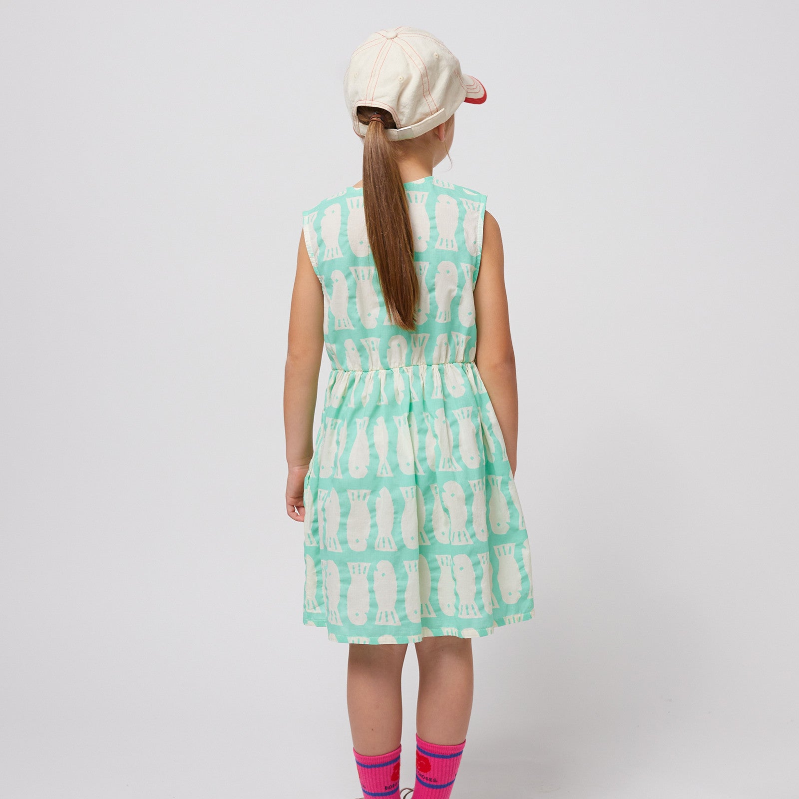 Kleid Lucky Fish All Over Sleeveless Light Green