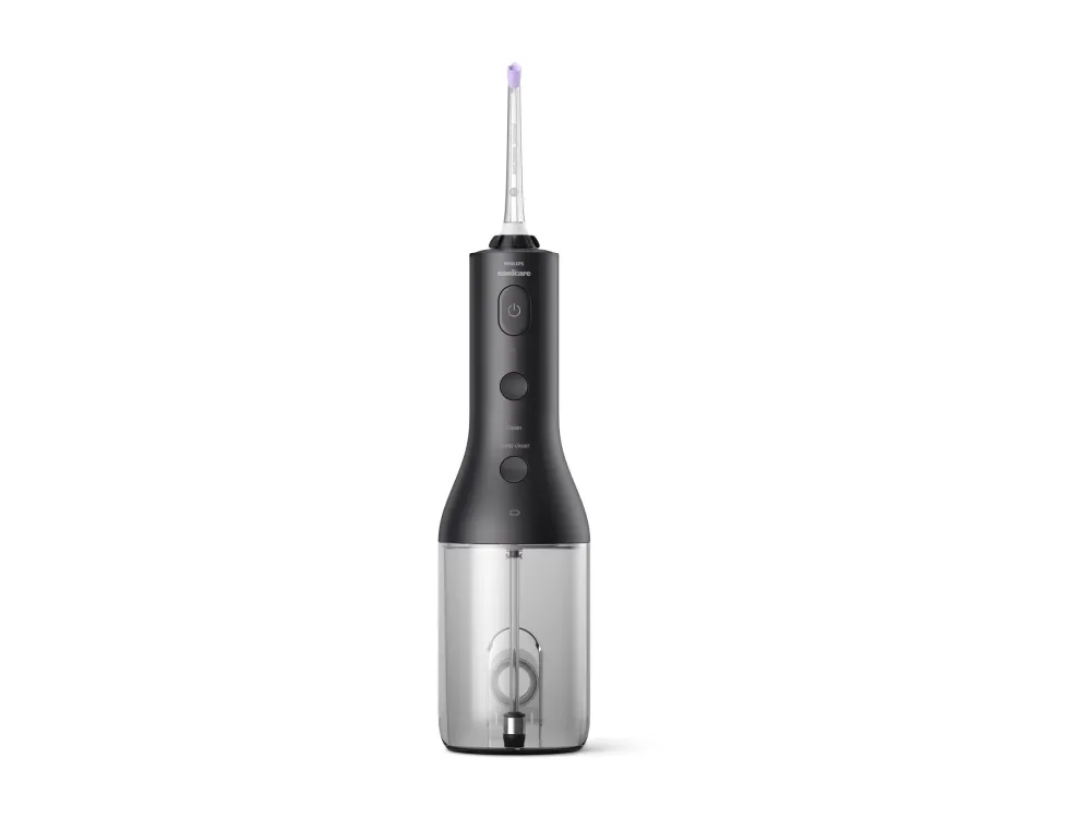 Philips Sonicare Power Flosser 3000 HX3826 - Mundskylning - trådløs - sort