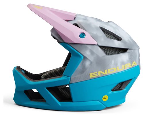 Casque Intégral Unisexe Endura MT500 Mips Gris/Bleu