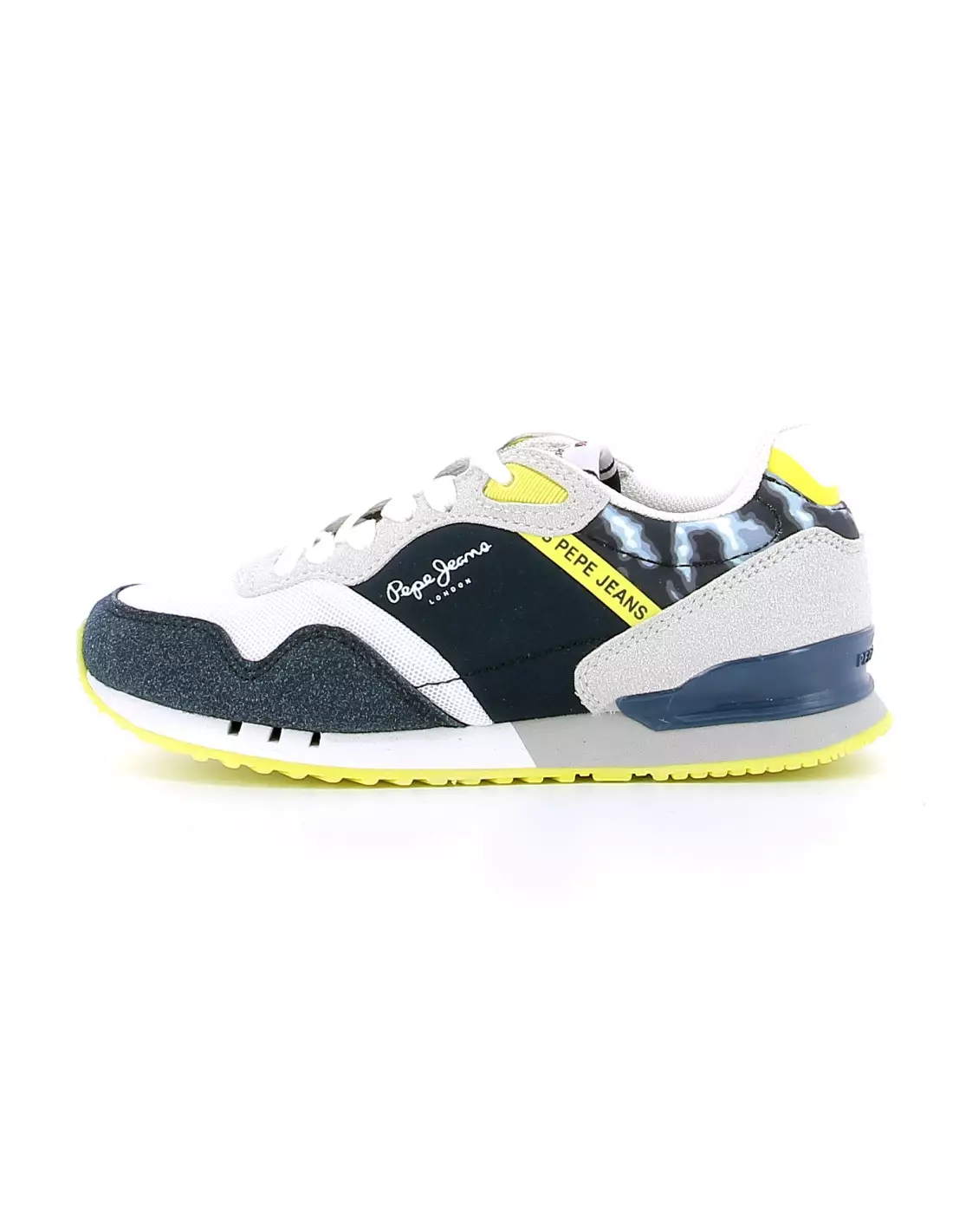 PEPE JEANS LONDON B BRIGHTON - Baskets BLEUJAUNE