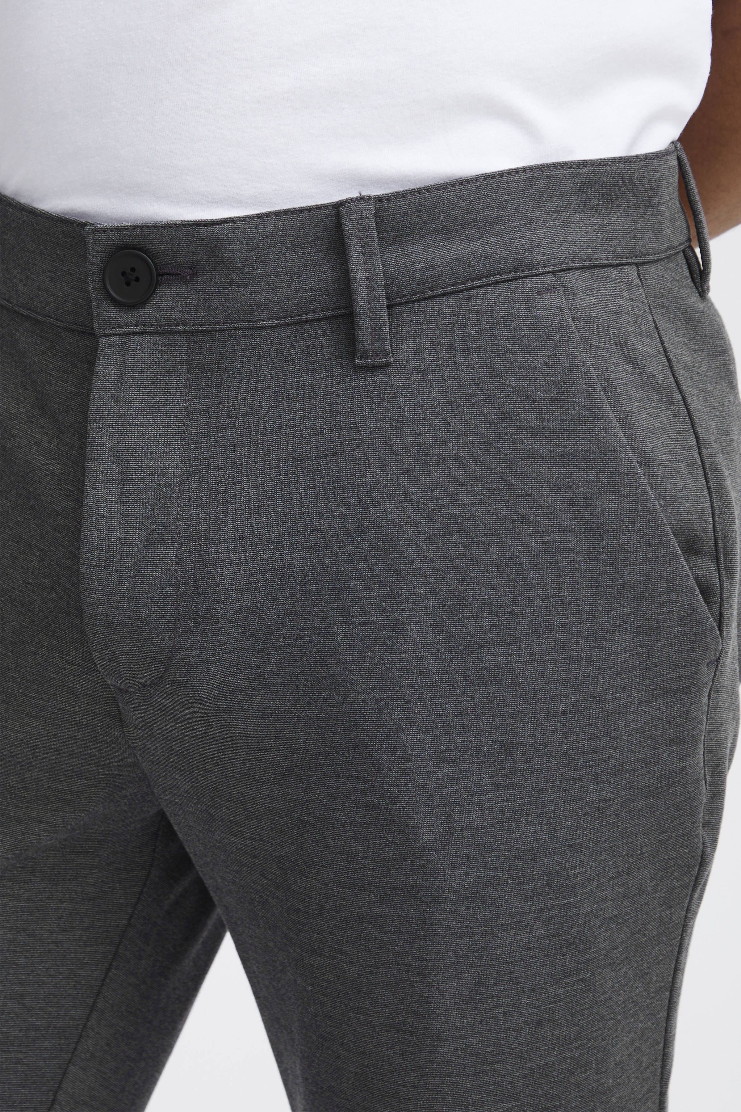 Blend gemêleerde regular fit pantalon BHLangford charcoal mix