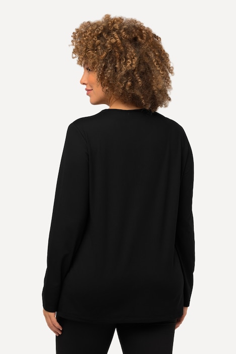 Ski-Funktionsshirt, schnelltrocknend, Loop, Langarm