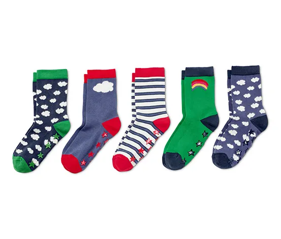 5 Paar ABS-Socken aus Bio-Baumwolle