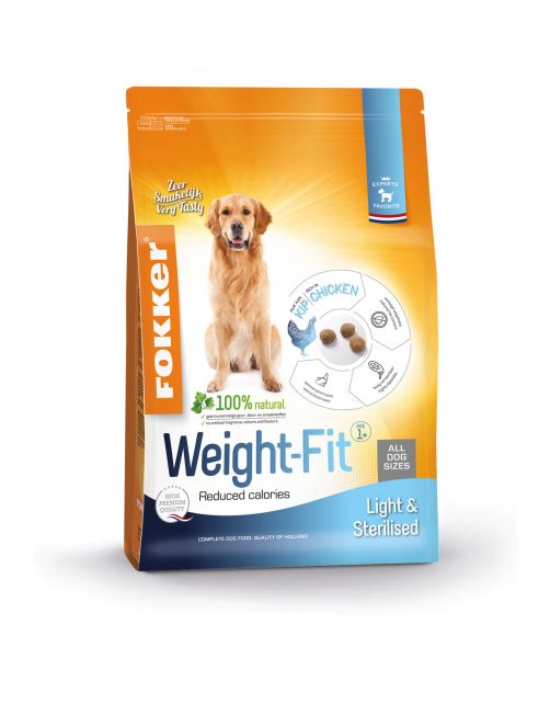 Fokker Dog Weight-Fit Kip - Hondenvoer