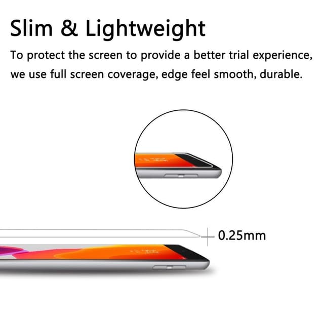 Hærdet glas Skærmbeskytter Apple iPad 10.2 2021/2020/2019
