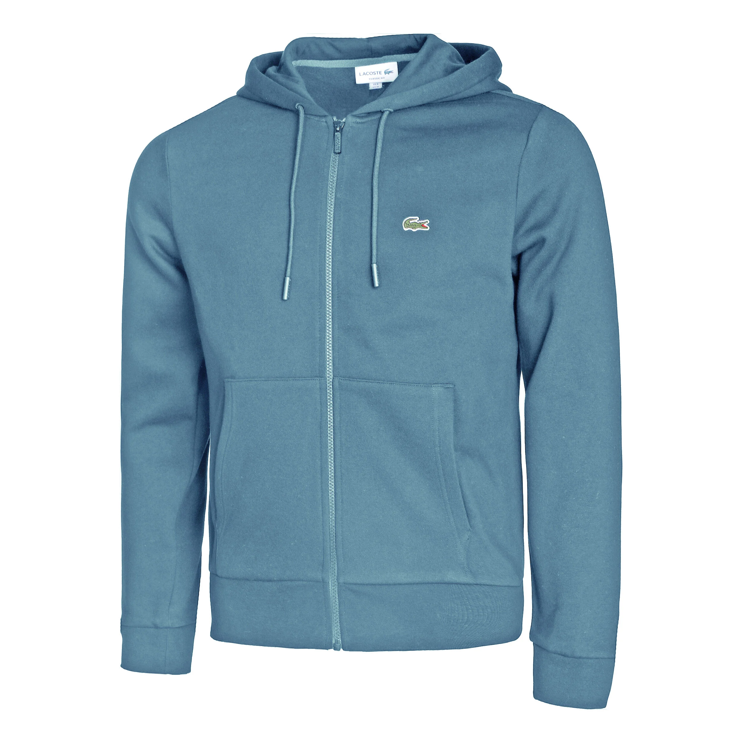 Lacoste Brushed Gilet En Coton Hommes - Bleu Gris