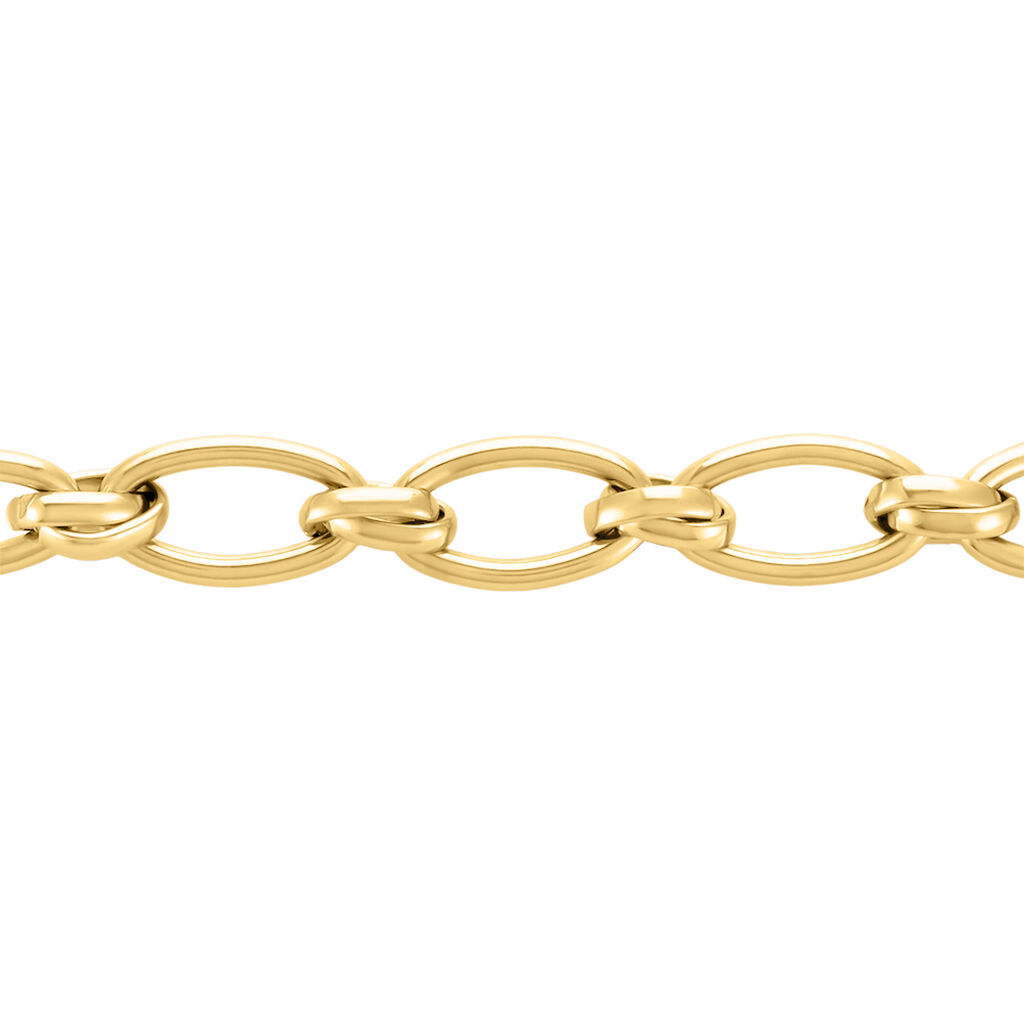 Bracelet Maille Perry Acier Doré
