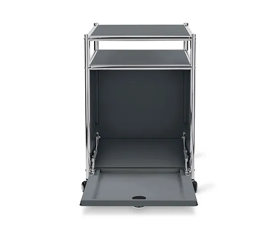 Rollcontainer Metall »CN3« mit Klappe, grau