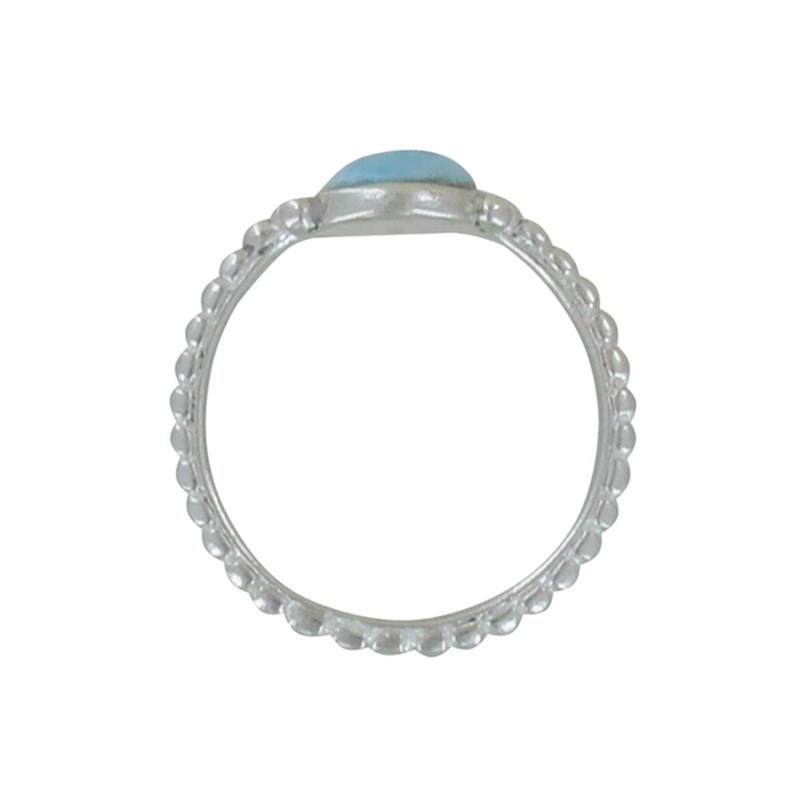 Bague Argent Petite Goutte de Larimar