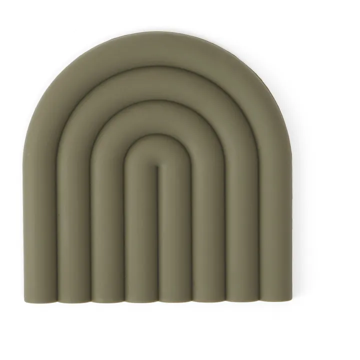 Oyoy Dessous de plat Rainbow | Vert olive