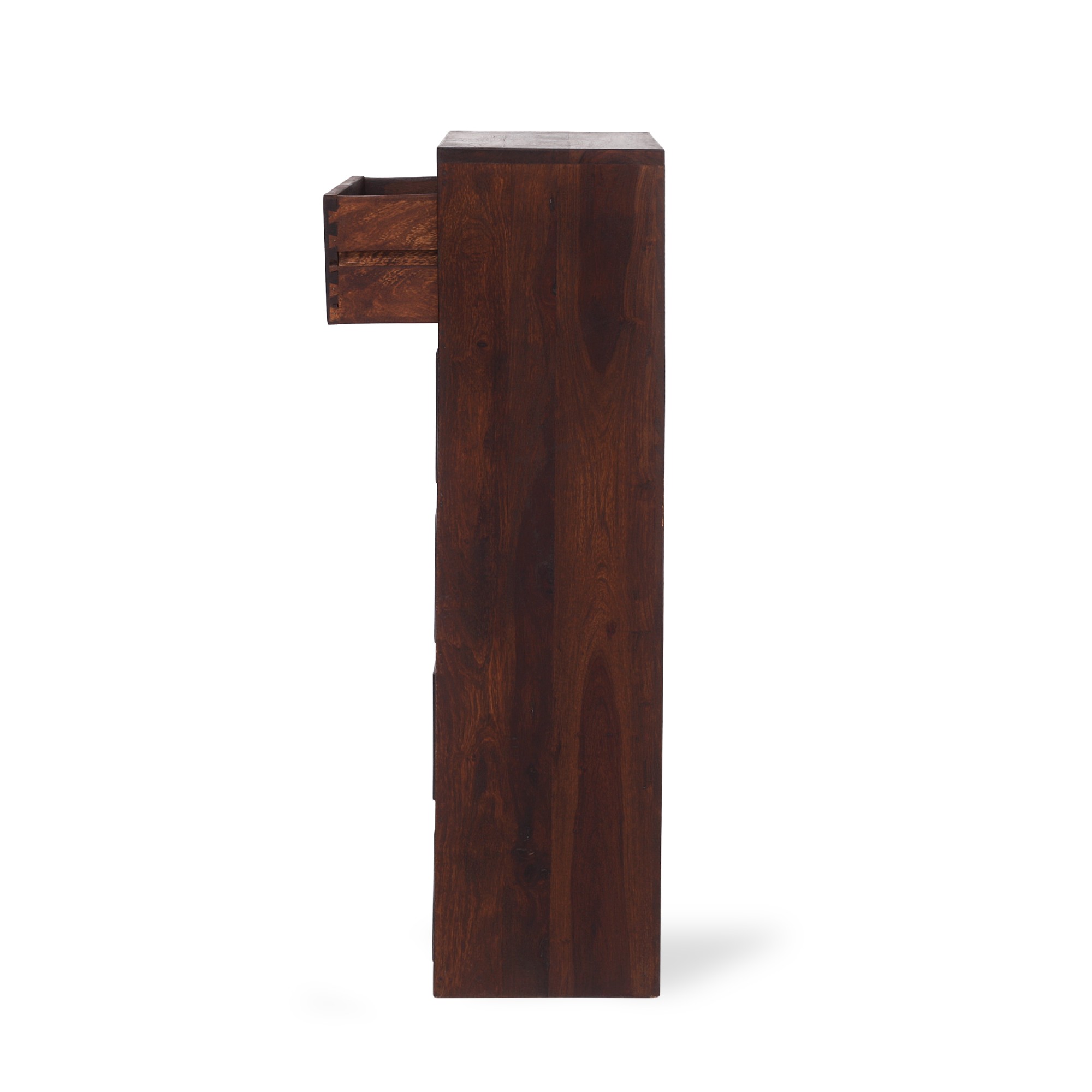 Schubladenschrank, braun, T 24 cm, B 36 cm, H 87 cm von fischer's lagerhaus
