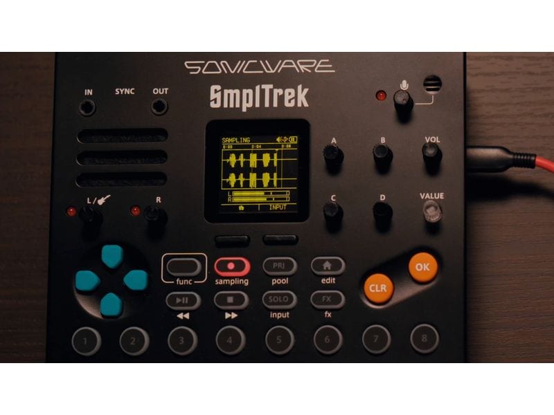 Sonicware Sample-Player SmplTrek V3 Mobiler Sampler