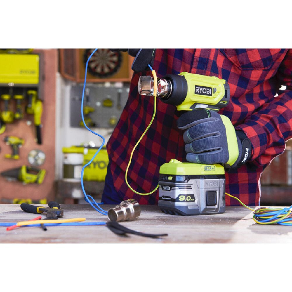 VARMLUFTPISTOL RYOBI 18V ONE+ R18HG-0 UTEN BATTERI
