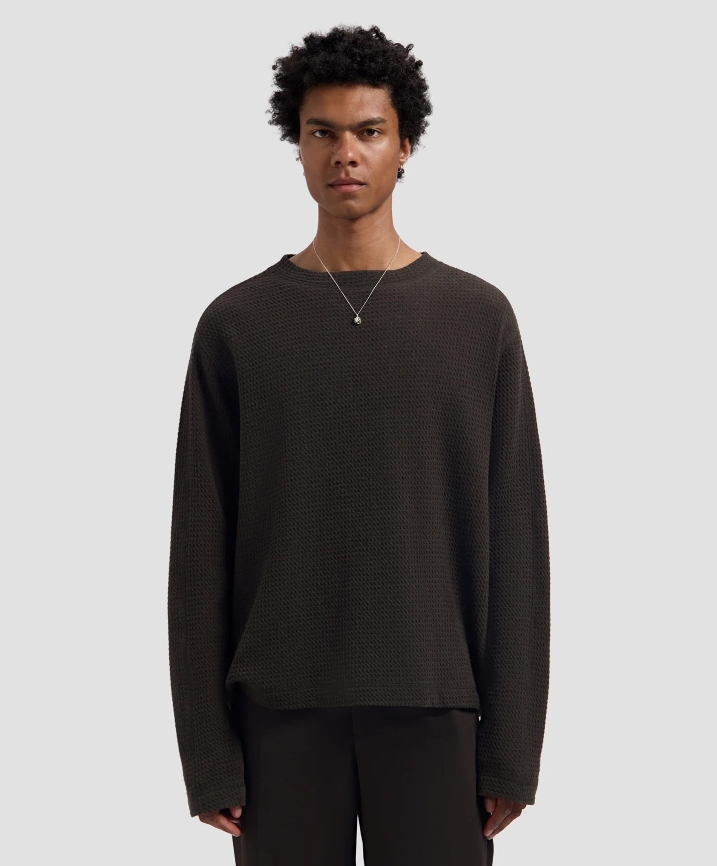 Olaf Heren sweater bruin