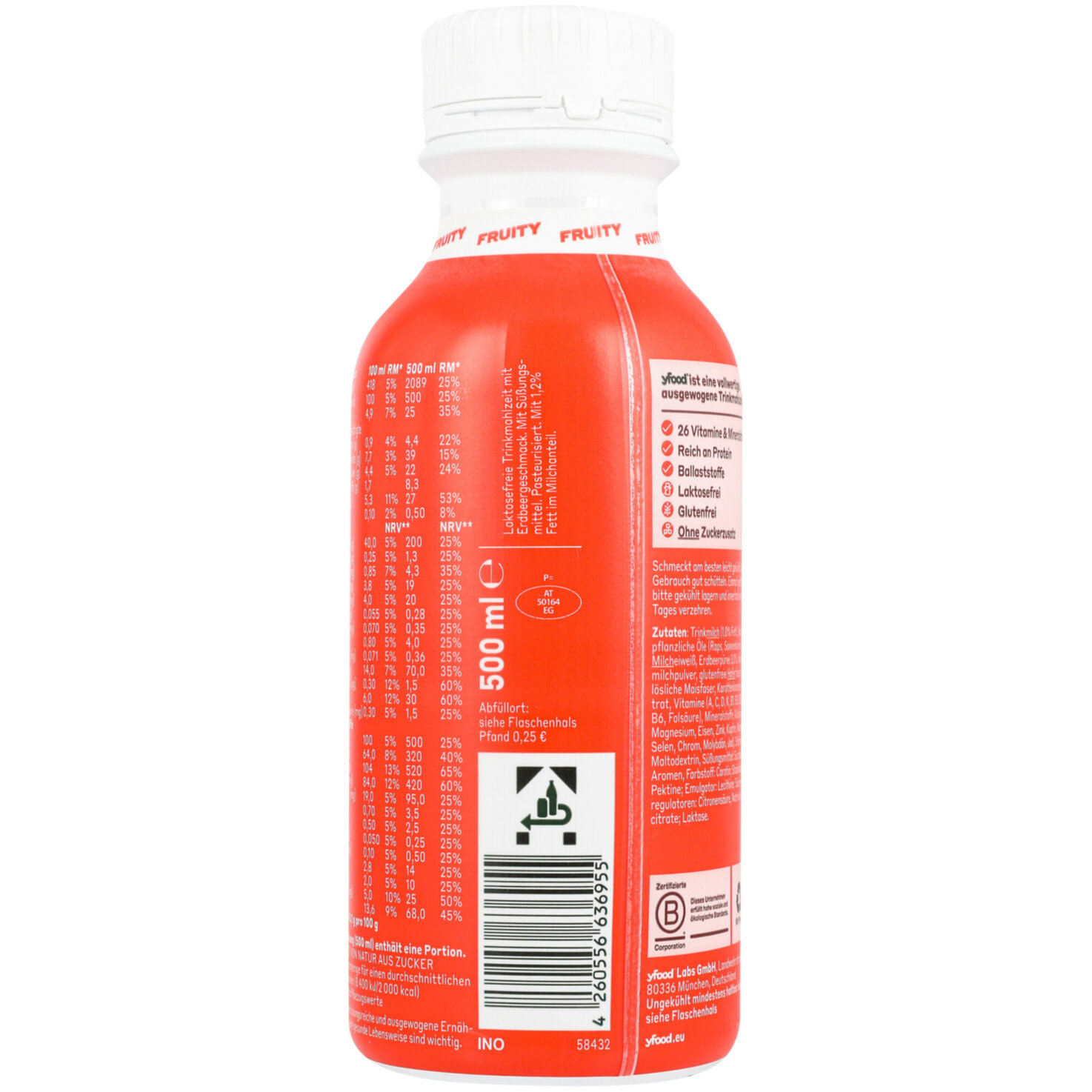 YFood Trinkmahlzeit strawberry