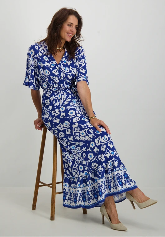 Tramontana Maxi jurk Summer ikat C10-12-502