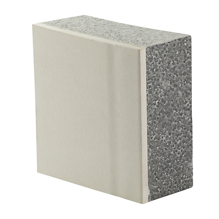 Plaque de doublage Pladur 250 x 120 cm, ép.13 mm + 80 mm (vendue à la plaque) zone « Sud »