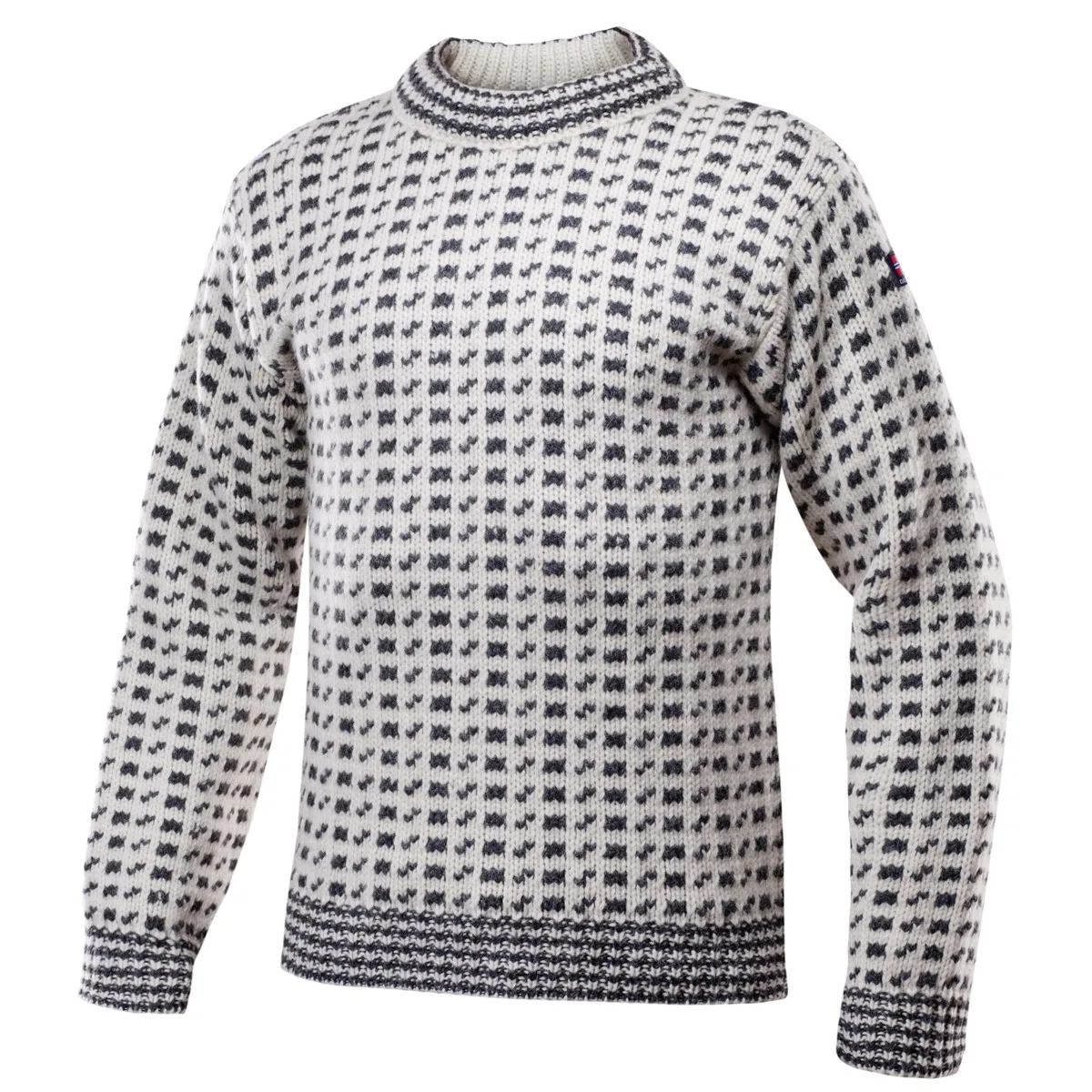 Devold Original Islender Wool Sweater Offwhite/Anthracite