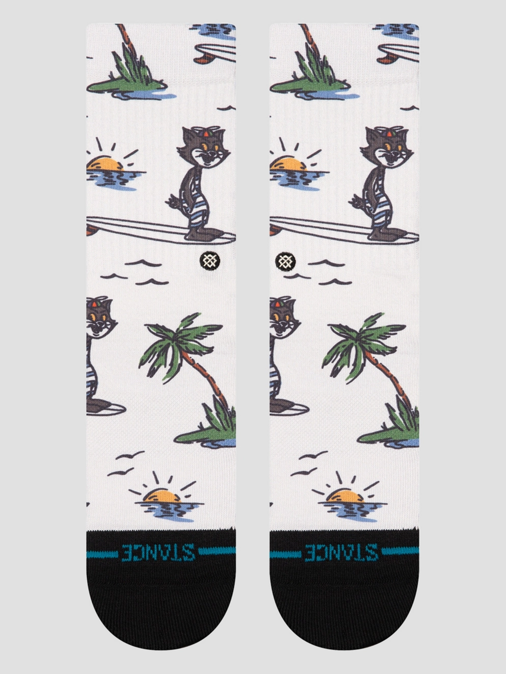 Stance Kool Katz Surf Crew Socks canvas