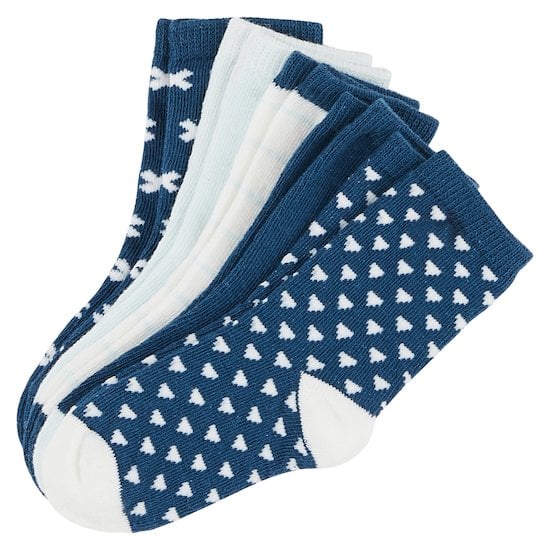 Lot de 5 paires de chaussettes   Bleu        15/16   de               P'tit Bisou Petit Prix