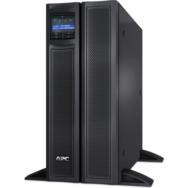 APC Smart-UPS X SMX3000HVNC - 3000VA, 8x C13 + 2x C19 sortie, USB, runtime extensible, profondeur limitée, NMC