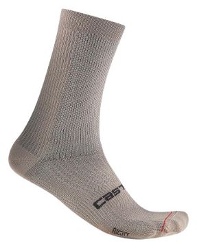 Chaussettes Castelli Espresso 18 Beige