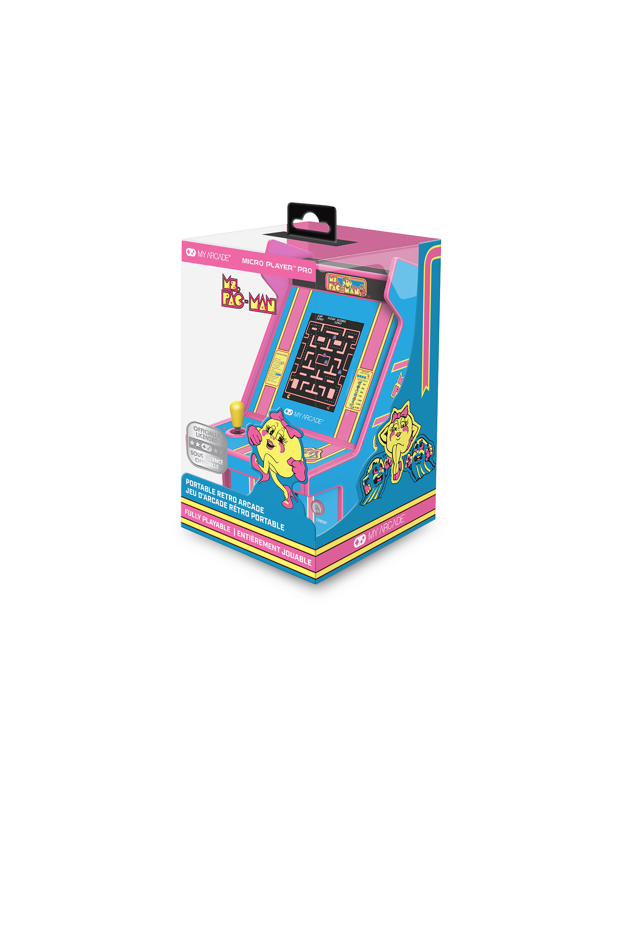 MY ARCADE Jeu Micro Player MyArcade MISS PACMAN (100 JEUX) Multicolore