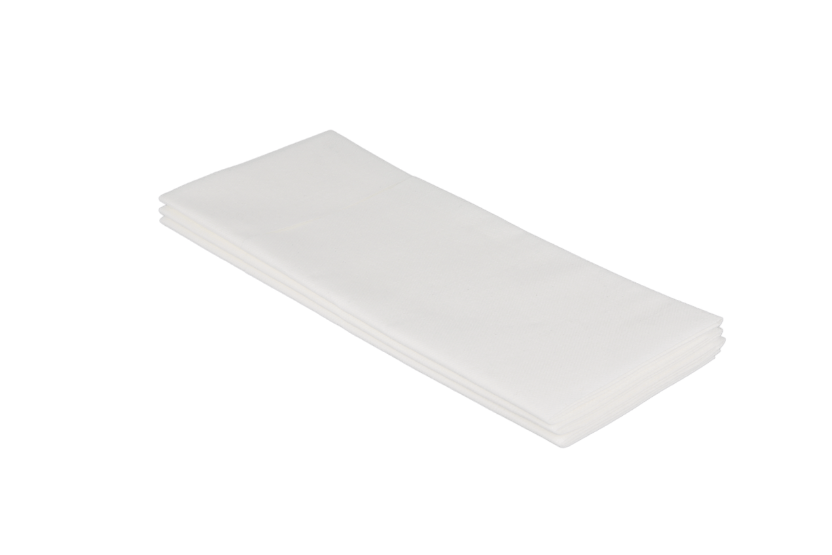 Servet airlaid bestekvouw 32x40cm wit