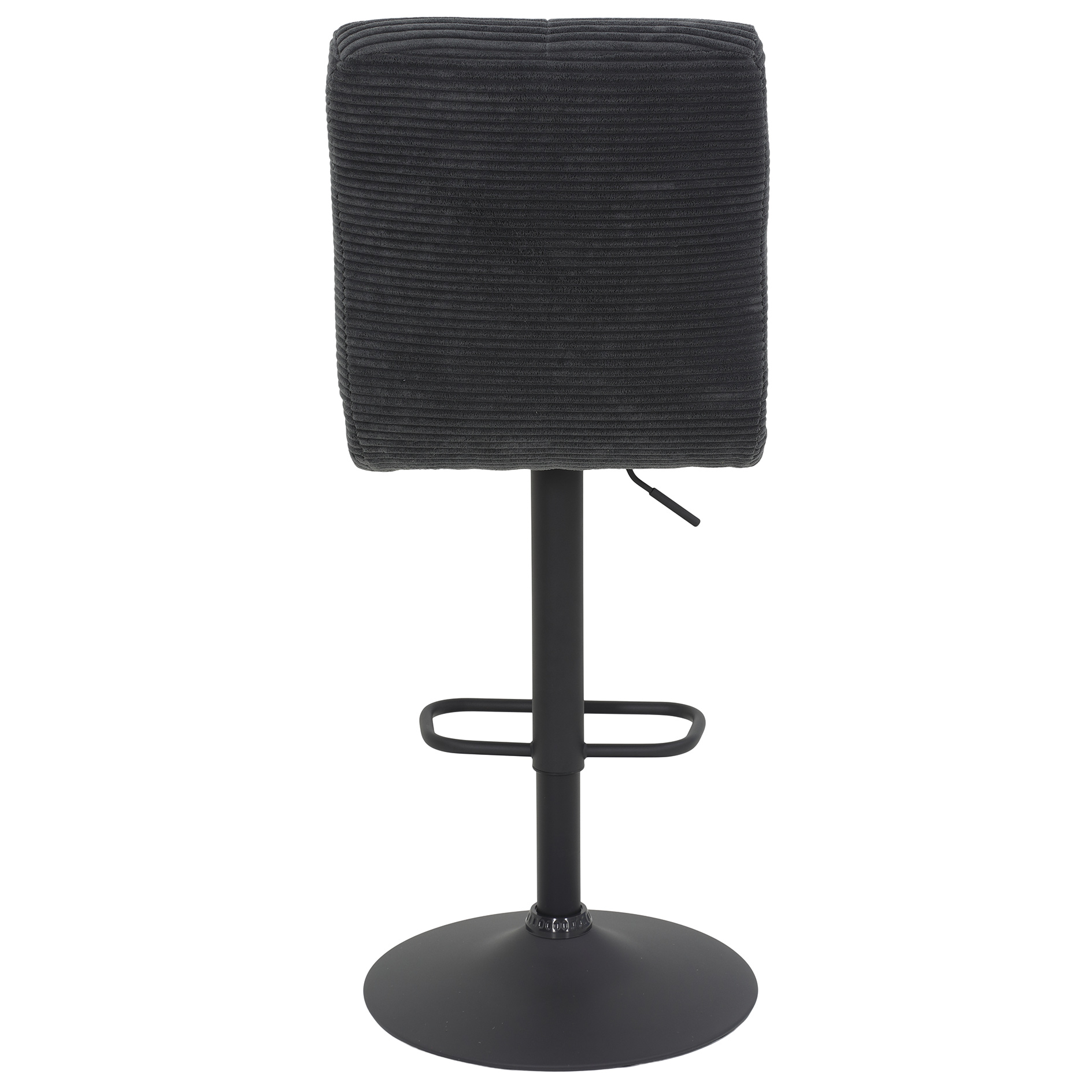 Barhocker - anthrazit-schwarz - Breitcord
