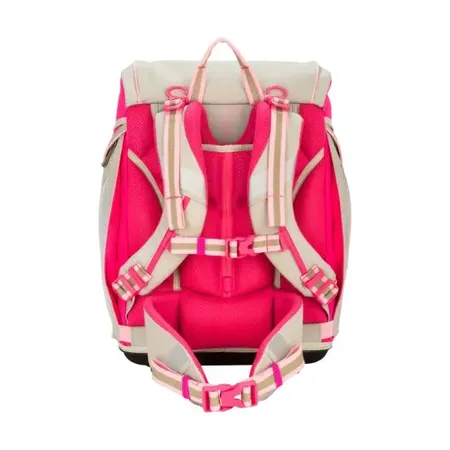 Scout Schulranzen-Set Alpha DIN Pink Cherry, 4-teilig